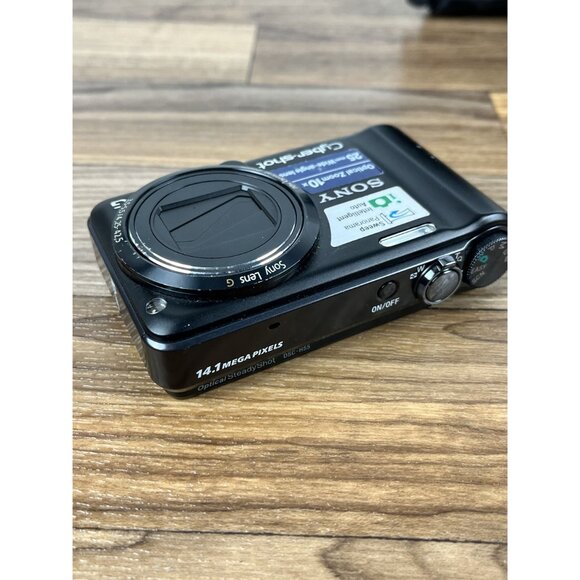 Sony CyberShot DSC-H55 14.1MP 10x Optical Zoom Digital Camera Black W/ Charger - Picture 8 of 14